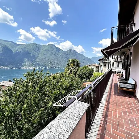 3br Con Panoramica Sul Apartmán Nesso